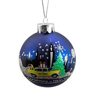 Kurt Adler New York Glass Ball Ornament